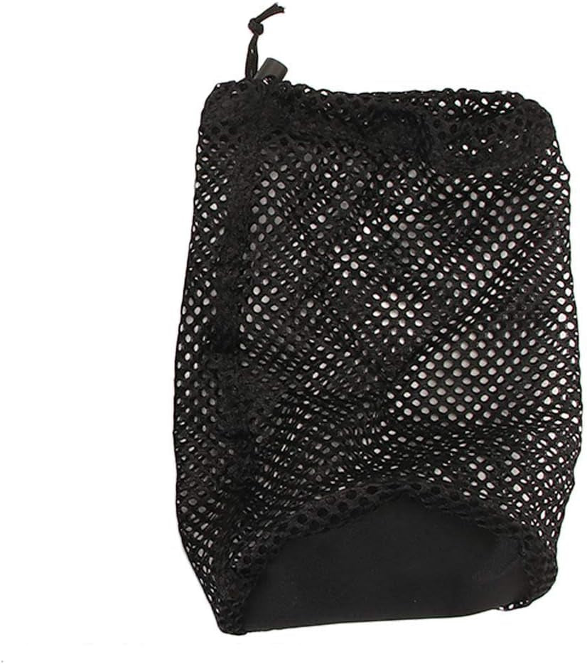 Golf Ball Bags,Lightweight Black Nylon Golf Ball Bags Golf Mesh Bag Golf Storege Bag Drawstring Pouch Golf Accessories(L)