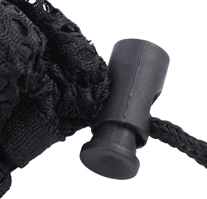 Golf Ball Bags,Lightweight Black Nylon Golf Ball Bags Golf Mesh Bag Golf Storege Bag Drawstring Pouch Golf Accessories(L)